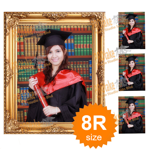 8R Studio Portrait Package F (8R photo + Texture + Frame + Softcopy CD)